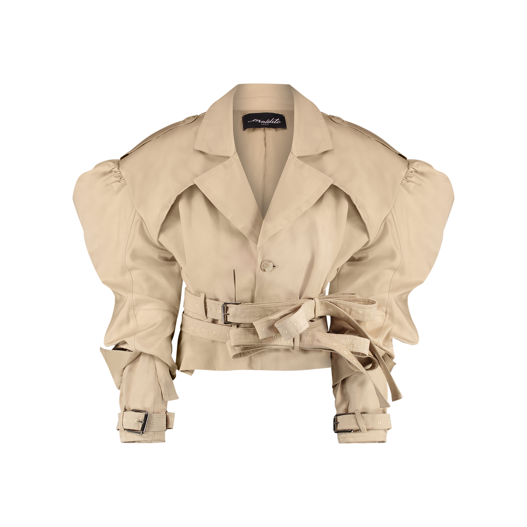 Trench Curto Toile Bege