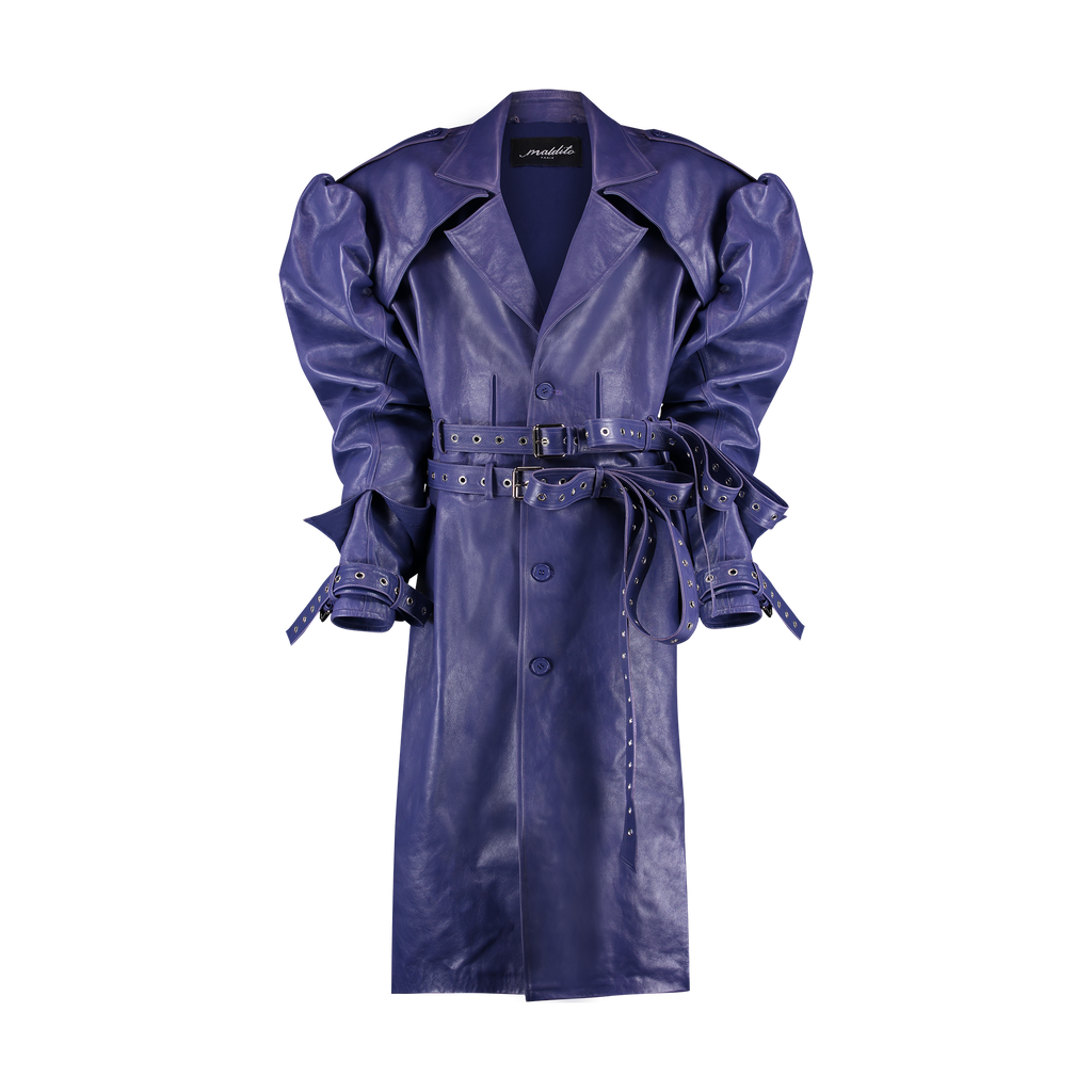 Trench Couro Violeta