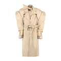 Trench Longo Toile Bege