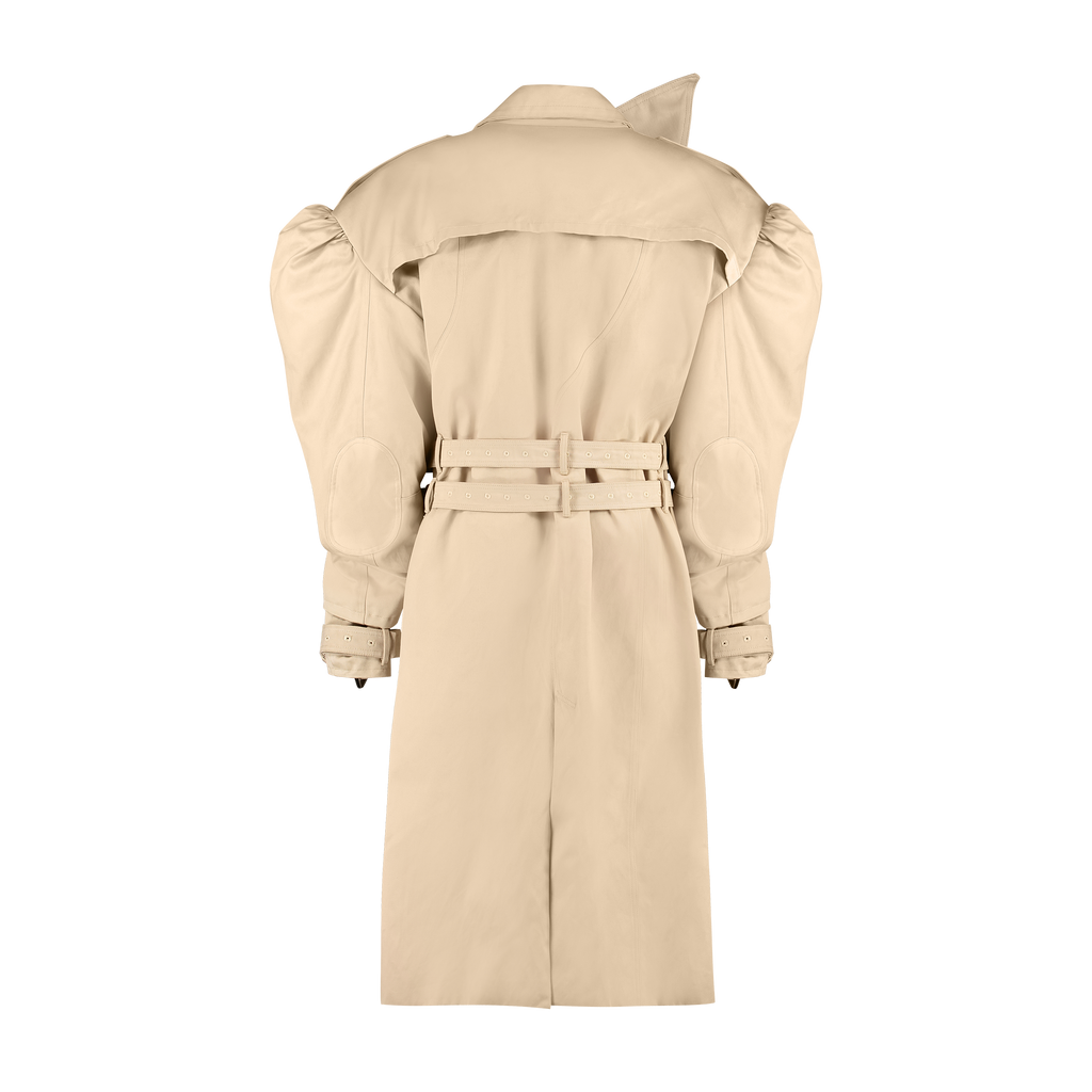 Trench Longo Toile Bege