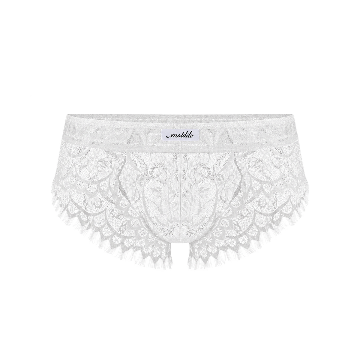 Cueca de Renda Branca